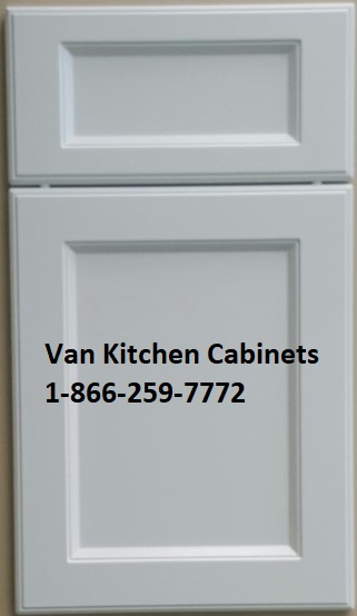 Port Moody White thermofoil cabinet doors
